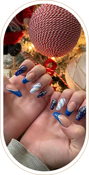 Manicure nails done by Professionail