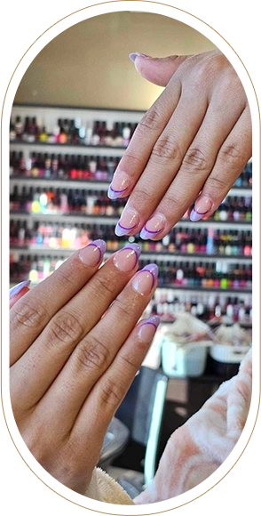 Manicure nails done by Professionail